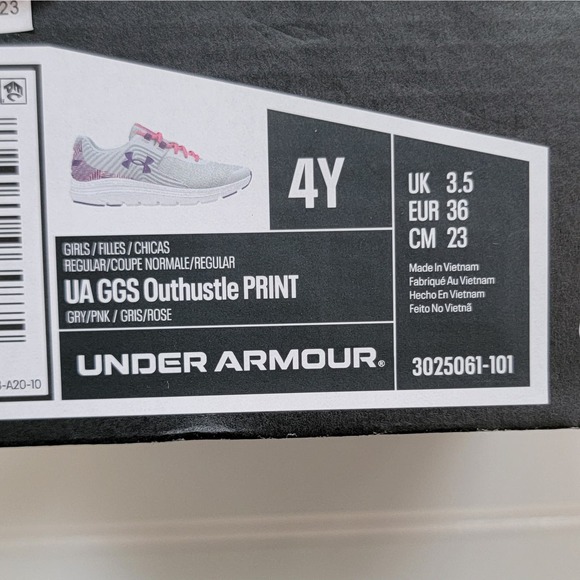Under Armour® Youth Girls GGS Out Hustle Print Sneakers | Belk New Under Armour GGS Outhustle Print Sneakers